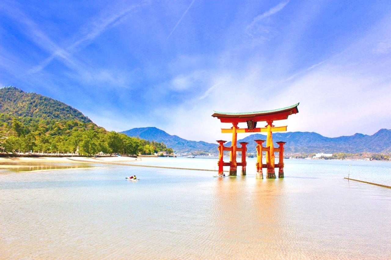 Oyado Tsukiusagi Hatsukaichi Esterno foto